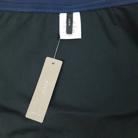 J Crew Navy Daisy High Waisted Swim Bottom - Picture 7 of 10